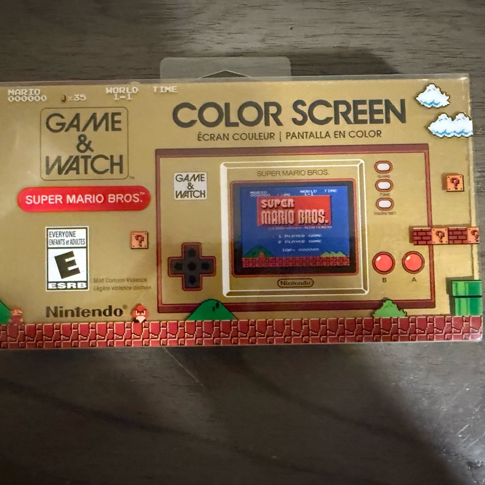 Nintendo Game & Watch Super Mario Bros. Gold Edition